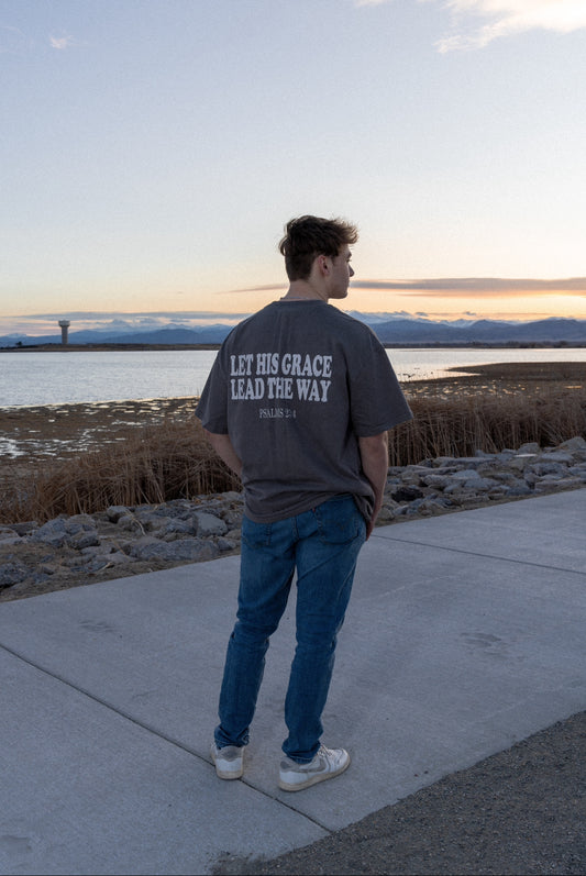 Guided by Grace T-Shirt - "Let His Grace Lead The Way" Design (Pre-order)